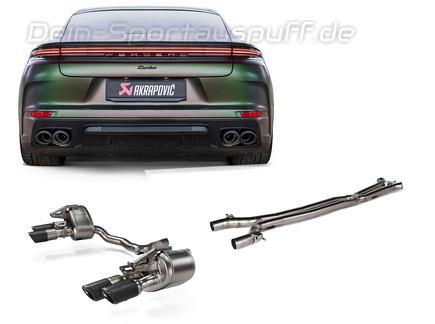 Akrapovic Evolution Line Titan Duplex Racing-Komplettanlage inkl. OPF-Ersatz Porsche Panamera GTS inkl. Turbo E-Hybrid Typ 972