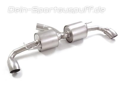 Ragazzon Edelstahl Duplex Sportauspuff Toyota Yaris GR Facelift Typ XP21 je 90mm rund nach unten gebogen