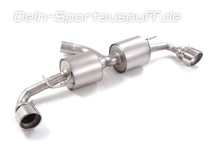 Ragazzon Edelstahl Duplex Sportauspuff Toyota Yaris GR Facelift Typ XP21 je 114mm rund eingerollt abgeschrägt