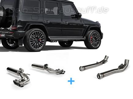 Akrapovic Evolution Line Titan Side Pipe Race-Komplettanlage inkl. OPF-Ersatzrohr Mercedes G-Klasse G63 AMG W465