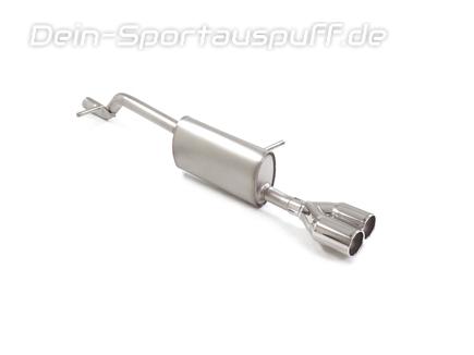 Ragazzon Edelstahl Sportauspuff Alfa Romeo Junior Ibrida 1.2 VGT 2x80mm rund eingerollt gerade