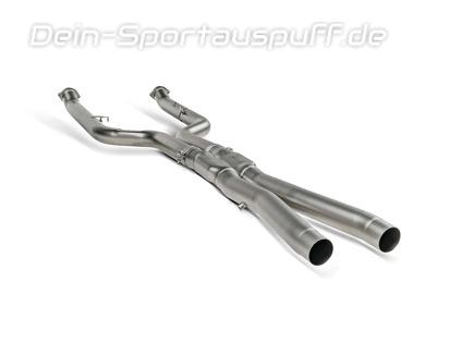 Akrapovic Evolution Link Pipe Set Titan OPF-Ersatzrohr inkl. Nach-Kat-Ersatz BMW M5 G90 G99