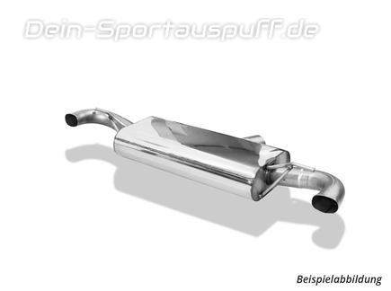 FOX Edelstahl Duplex Sportauspuff mit Klappensteuerung Mercedes A-Klasse A45 AMG W176 für originalen Endrohrausgang