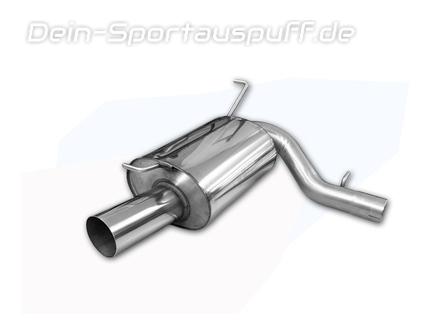 Fox Edelstahl Sportauspuff Mitsubishi Lancer Evolution VI - Evo 6 1x100mm rund scharf gerade