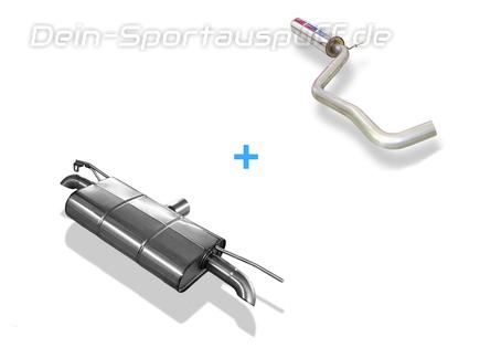 FOX Edelstahl Duplex Sportauspuff-Komplettanlage ab OPF Skoda Karoq 1.5l TSI je 1x Dieseloptik nach unten gebogen