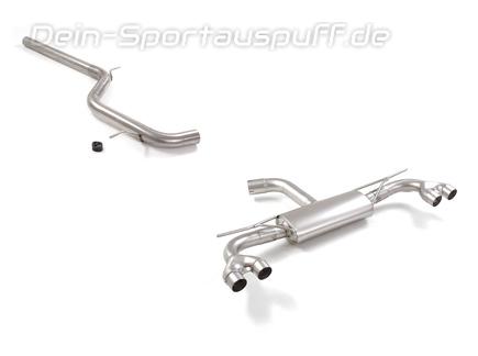 Ragazzon Edelstahl Duplex Racing-Komplettanlage ab OPF Cupra Leon KL 2.0l TSI VZ für originalen Endrohrausgang