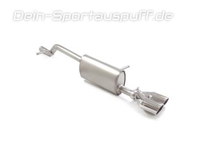 Ragazzon Edelstahl Sportauspuff Peugeot 208 II 1.2l PureTech130 2x80mm rund eingerollt abgeschrägt