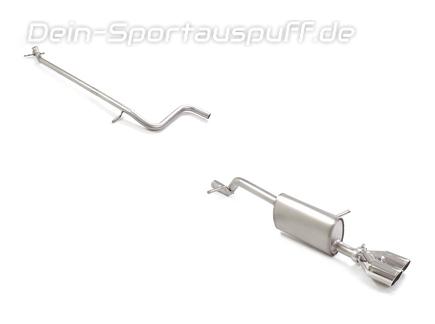 Ragazzon Edelstahl Racing-Komplettanlage ab OPF Peugeot 208 II 1.2l PureTech130 2x80mm rund eingerollt abgeschrägt