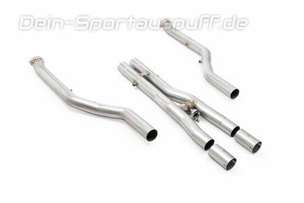Milltek Edelstahl Ø80mm OPF-Ersatzrohr BMW M5 G90 für Serien-Anlage