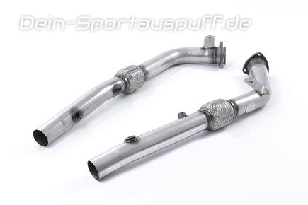 Milltek Edelstahl Downpipe mit Kat-Ersatz Audi RS4 B7