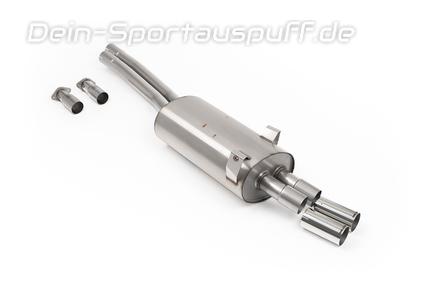 Milltek Edelstahl Sportauspuff inkl. Verbindungsrohr BMW E36 325i 328i 2x70mm