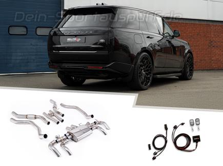 Milltek Edelstahl Duplex Sportauspuff-Komplettanlage ab OPF inkl. Klappensteuerung Range Rover 5 Typ L460 P530