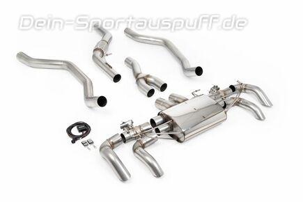 Milltek Edelstahl Duplex Sportauspuff-Komplettanlage ab OPF inkl. Klappensteuerung Range Rover 5 Typ L460 P400