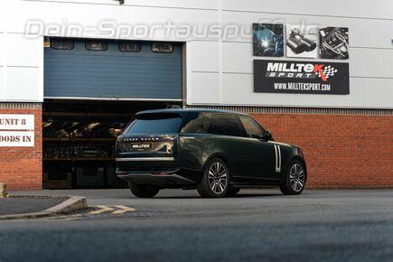 Milltek Edelstahl Duplex Sportauspuff inkl. Klappensteuerung Range Rover 5 Typ L460 3.0 Hybrid