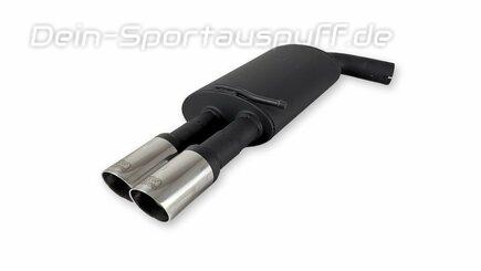 Ulter Sportauspuff Seat Exeo 2.0l TDI 2x70mm rund scharf abgeschrägt