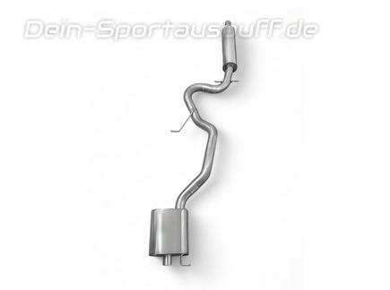 BULL-X Edelstahl Sportauspuff-Komplettanlage ab Kat Ø76mm VW Jetta 3/4 2.0 TSI inkl. Endrohrsatz nach Wahl