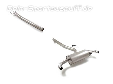 Ragazzon Edelstahl Duplex Racing-Komplettanlage ab OPF Mercedes A-Klasse W177 A45 AMG für originalen Endrohrausgang