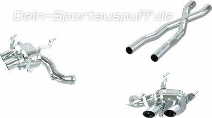 Capristo Edelstahl Duplex Sportauspuff inkl. X-Pipe Ferrari Purosangue
