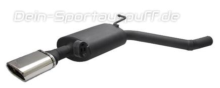 Ulter Sportauspuff Audi A4 8K Lim., Avant 2008- 145x75mm flachoval eingerollt abgeschrägt mit Absorber