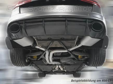 Grail Klappenauspuffanlage Audi RS7 C7 Typ 4G Facelift