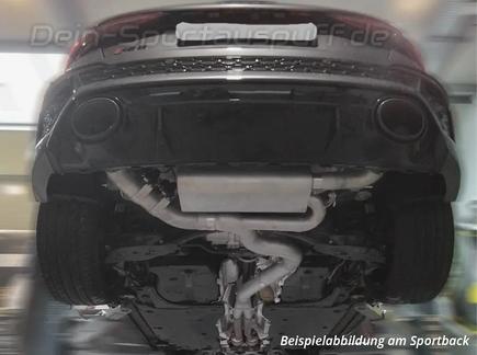 Grail Ø89mm Klappenauspuffanlage Audi RS3 8Y Stufenheck