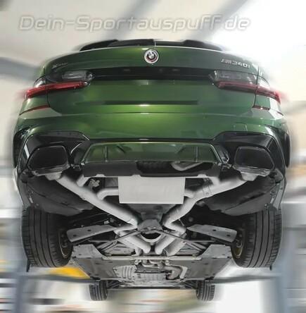 Grail Klappenauspuffanlage BMW 4er M440i G22 G23 G26 für originalen Endrohrausgang