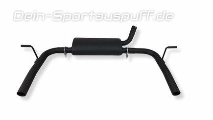 Ulter Duplex Sportauspuff Peugeot 2008 II 1.2l Turbo für originalen Endrohrausgang