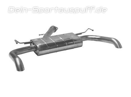 Bastuck Edelstahl Duplex Sportauspuff Kia Ceed 3 Sportswagon Typ CD 1.0l 1.4l 1.5l T-GDi je 63mm rund scharfkantig nach unten gebogen