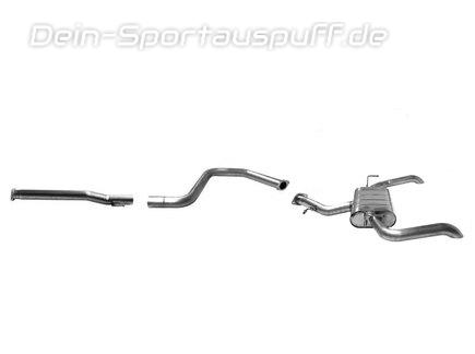 Bastuck Edelstahl Duplex Sportauspuff-Komplettanlage ab OPF Kia Ceed 3 Sportswagon Typ CD 1.0l 1.4l 1.5l T-GDi je 63mm rund scharfkantig nach unten gebogen