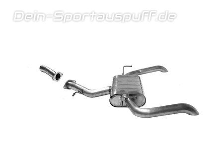 Bastuck Edelstahl Duplex Sportauspuff inkl. Verbindungsrohr Kia Ceed 3 Sportswagon Typ CD 1.0l 1.4l 1.5l T-GDi je 63mm rund scharfkantig nach unten gebogen