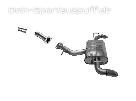 Bastuck Edelstahl Duplex Sportauspuff inkl. Verbindungsrohr Kia Ceed 3 GT-Line Typ CD 1.0l 1.4l 1.5l T-GDI je 63mm rund scharfkantig nach unten gebogen