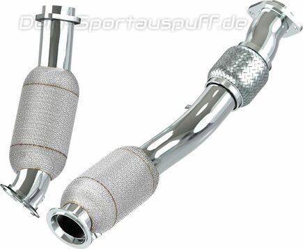 Capristo Edelstahl Downpipe mit Sport-Kat BMW M2 G87 Capristo Edelstahl Downpipe mit Sport-Kat BMW M2 G87