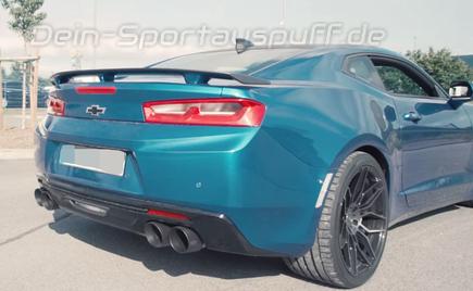 Grail Ø89mm Klappenauspuffanlage Chevrolet Camaro 6 6.2l Coupe (Mod. ohne Serienklappe + Schaltgetriebe) inkl. Endrohrsatz nach Wahl