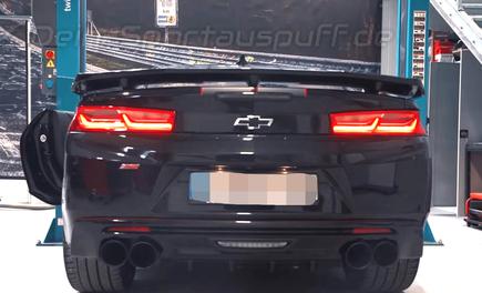 Grail Ø89mm Klappenauspuffanlage Chevrolet Camaro 6 6.2l Cabrio (Mod. mit Serienklappe + Automatikgetriebe) inkl. Endrohrsatz nach Wahl