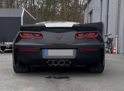 Grail Klappenauspuffanlage Chevrolet Corvette C7 6.2l + Z06 (Mod. mit Schaltgetriebe) inkl. Endrohrsatz nach Wahl