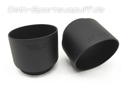 Grail Edelstahl Ø127mm Endrohrsatz für Dodge RAM 1500 RHO in schwarz