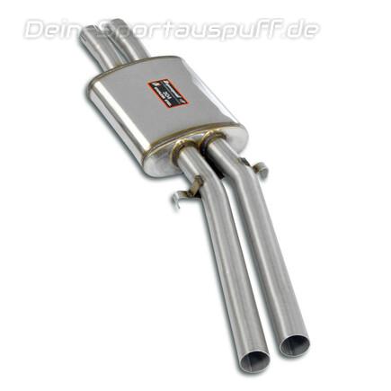 Supersprint Edelstahl Mittelschalldämpfer Mercedes SL R107 (Bj. 71-80)