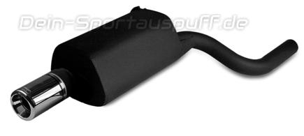 Ulter Sportauspuff BMW 5er E39 Lim., Touring 97- 80mm rund eingerollt gerade mit Absorber