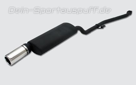 Ulter Sportauspuff BMW 3er E30 4 CYL. Lim., Touring 09/87-08/91 80mm rund eingerollt gerade mit Absorber