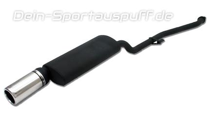 Ulter Sportauspuff BMW 3er E30 4 CYL. Lim., Touring 09/87-08/91 100mm rund eingerollt gerade mit Absorber