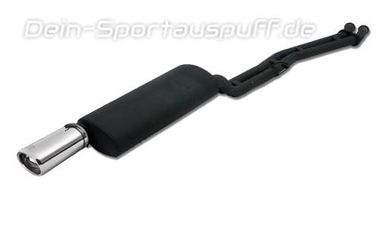Ulter Sportauspuff BMW 3er E30 6-CYL. Lim., Touring 85-90 120x80mm oval eingerollt gerade mit Absorber