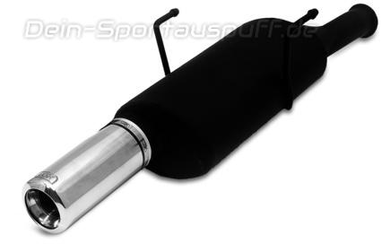 Ulter Sportauspuff Citroen SAXO 96-02/00 80mm rund eingerollt gerade mit Absorber