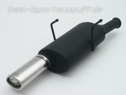 Ulter Sportauspuff Citroen SAXO 96-02/00 95x65mm oval eingerollt gerade mit Absorber