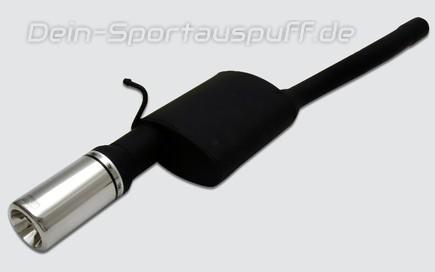 Ulter Sportauspuff Ford FOCUS 1 Kombi 98-2005 100mm rund eingerollt gerade mit Absorber