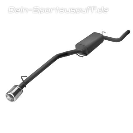 Ulter Sportauspuff Ford FOCUS 2 Fließheck 2005- 80mm rund eingerollt gerade mit Absorber