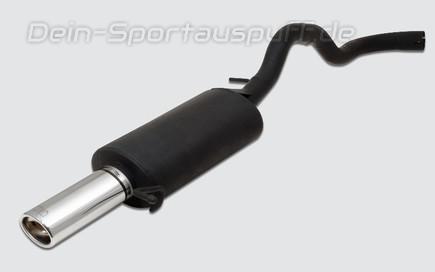Ulter Sportauspuff Seat IBIZA 6K 02/93-06/96 95x65mm oval eingerollt gerade mit Absorber
