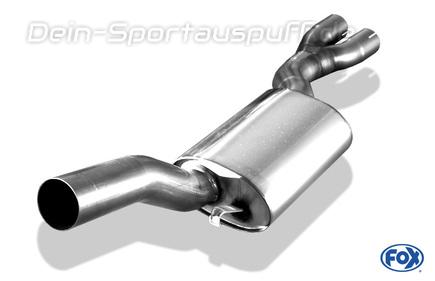 Fox Edelstahl Vorschalldämpfer Audi S2 89