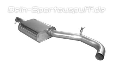 Fox Edelstahl Mittelschalldämpfer Audi A3 8P quattro inkl. Sportback