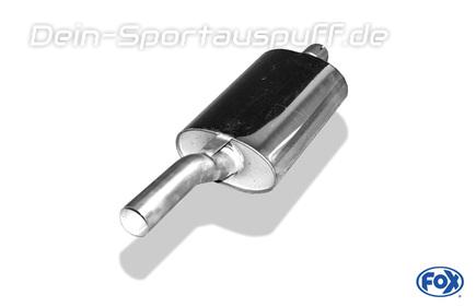 Fox Edelstahl Vorschalldämpfer BMW 3er E46 316i u. 318i Limousine/Touring/Coupe