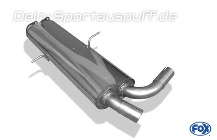 Fox Edelstahl Vorschalldämpfer BMW X5 E53 4.4l 286PS